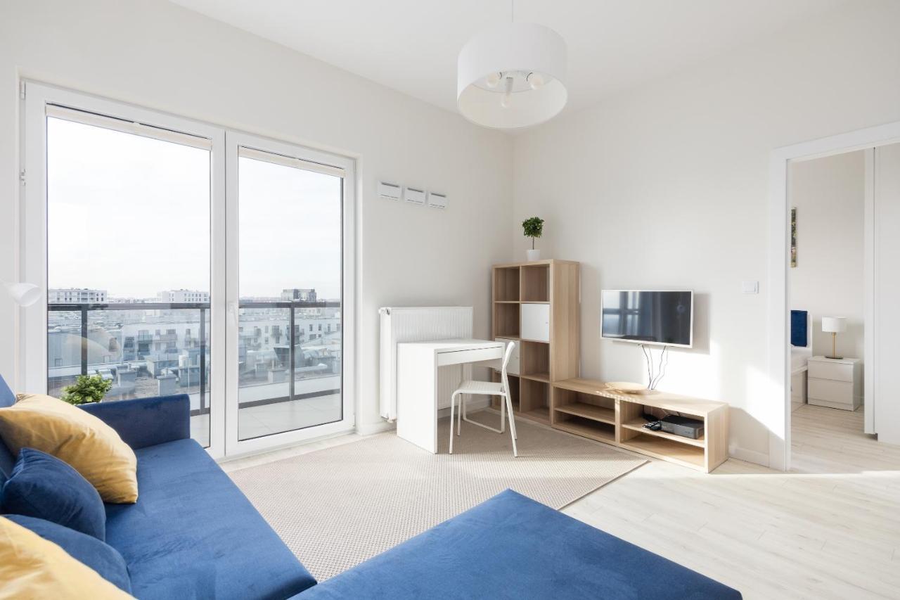 Wola Chic Blue Apartment ワルシャワ エクステリア 写真